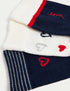 Marks & Spencer "3pk Cotton Rich Love Heart Ankle High Socks"